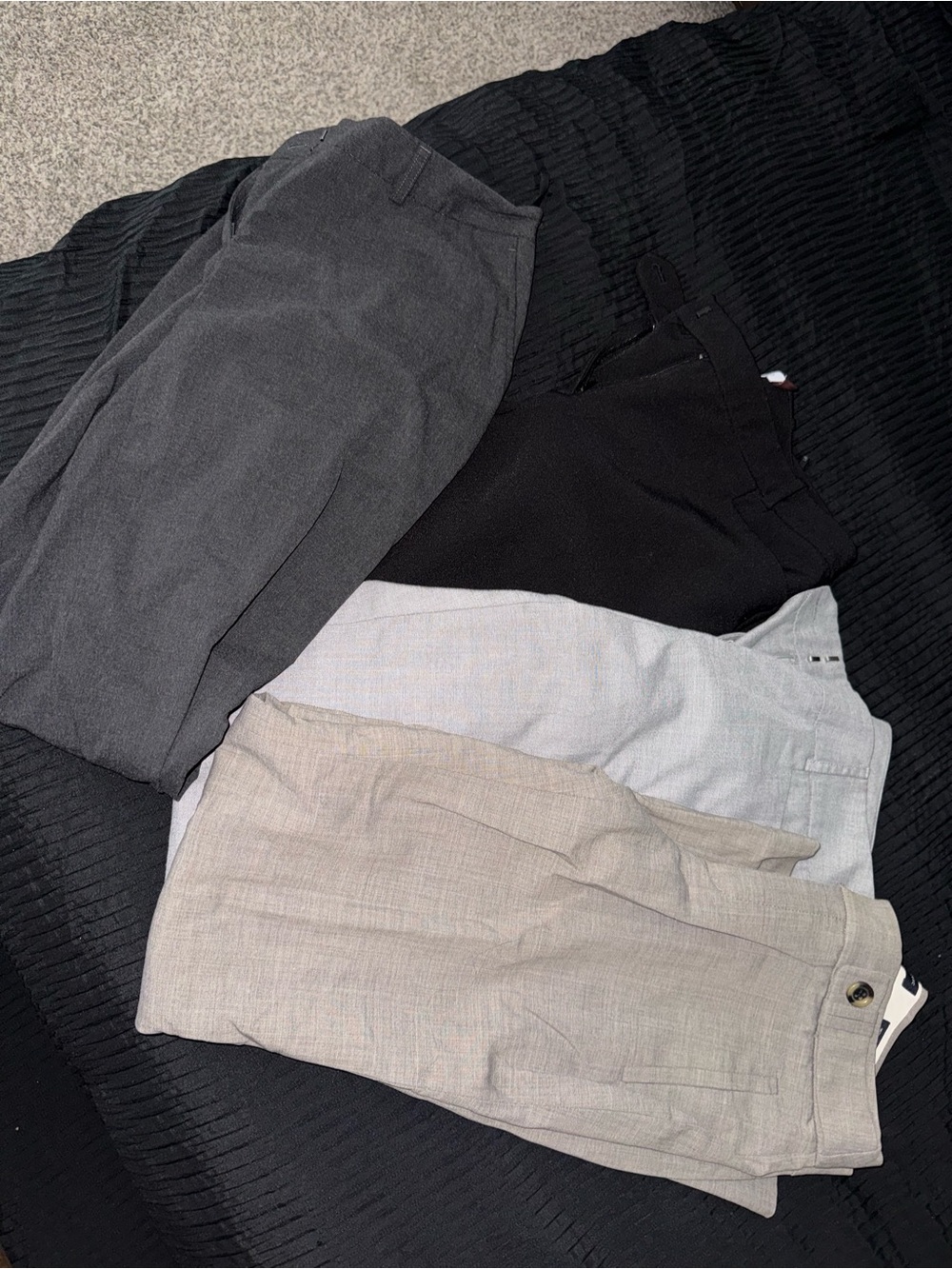 Calvin Klein Women’s Straight-Leg Pants - Black, Charcoal, Light Gray, Beige